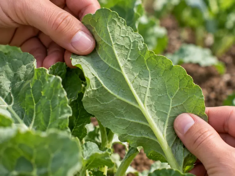 Manos dando vuelta una hoja para revisar el envés
